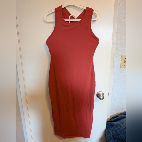 NWOT Lululemon Picnic Play Dress - Size 10 - Brick Rose - Picture 6 of 9